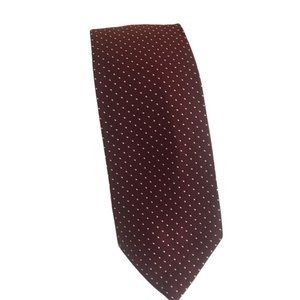 Cravate Monmarte Men's Neck Tie 54" L 3" W Red Polka Dot